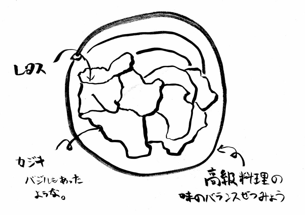 高級ブランドのレストランでカジキソテー【16】